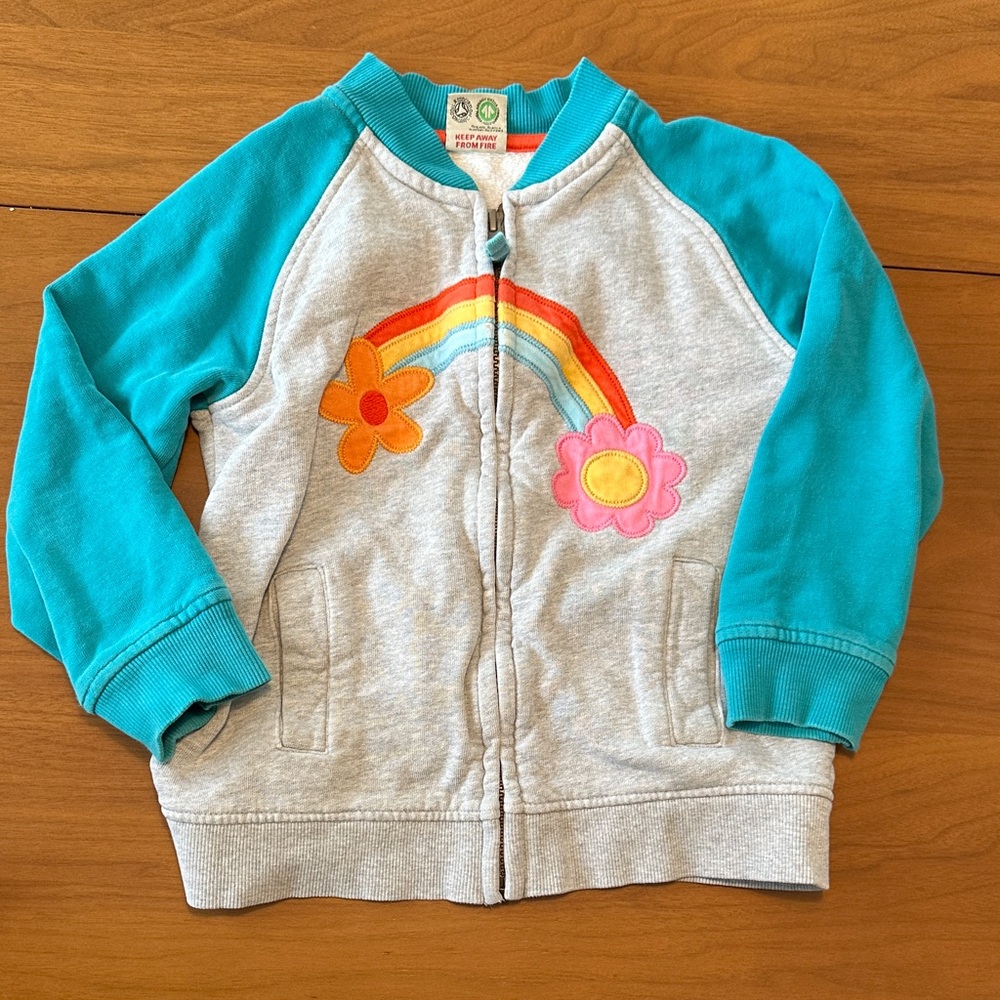 Vibrant Kids' Sweatshirt with Rainbow Design